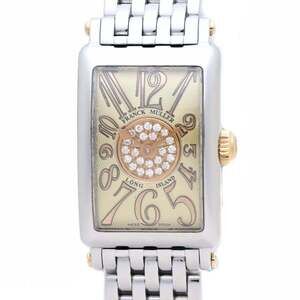 FRANCK MULLER 802 REL CD 1P CP STG Long Island Petite Pastille Stainless Stee...